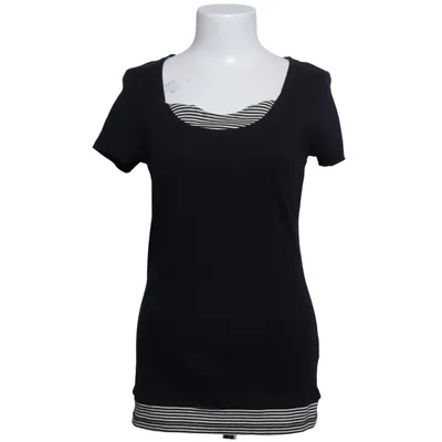 T-shirt (Sort, Hvid) fra AJC Bomuld
