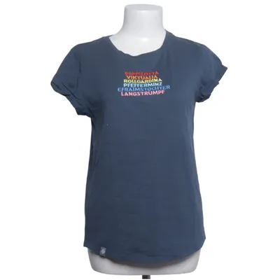 T-shirt (Blue, Multicolored) from Pippi Långstrump Cotton