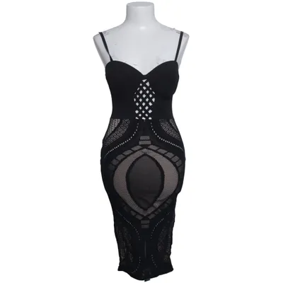 Robe de cocktail (Noir, Beige) de Agaci Élasthane, Polyester