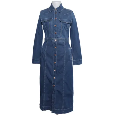 Denim dress (Blue) from 7 for All Mankind Cotton, Elastane