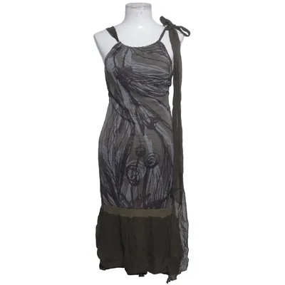 Dress (Green, Brown) from Tandem Linen, Polyamide, Viscose