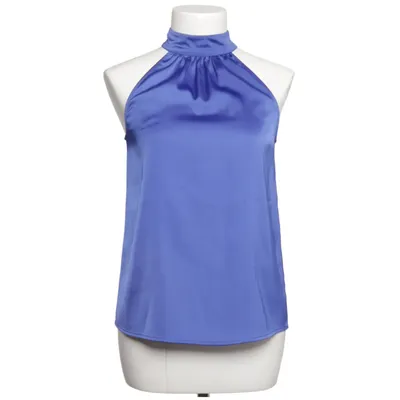 Halterneck top (Blå) fra Selected Femme Elastan, Genanvendt polyester
