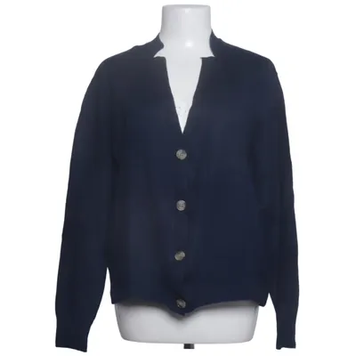 Cardigan (Bleu) de Tahari Laine de mouton