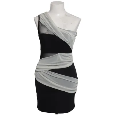 Klänning (Svart, Vit) från ASOS Petite Elastan, Polyamid, Polyester