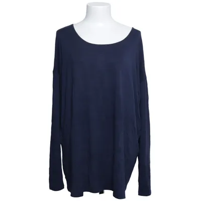 Langærmet t-shirt (Blå) fra Mandarin