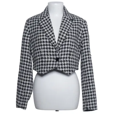 Blazer (Sort, Hvid) fra Pull & Bear Akryl, Bomuld, Polyester