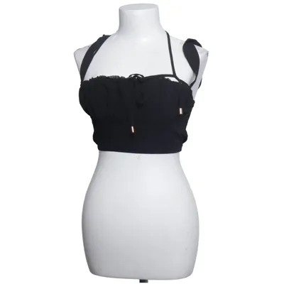 Crop top (Noir) de Beginning Boutique Élasthane, Polyester
