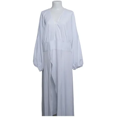 Robe longue (Blanc) de Vonda Élasthane, Polyester