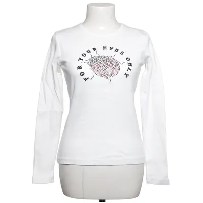 Lange mouwen shirt (Wit) van Suzanna Katoen, Elastaan