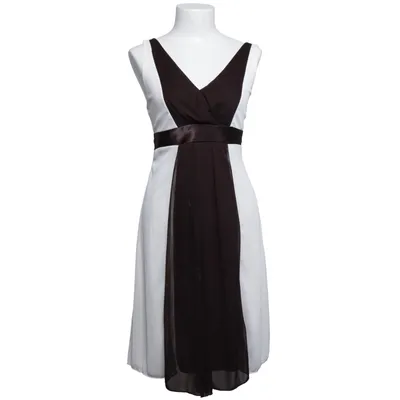 Robe de cocktail (Blanc, Marron) de Alyn Paige Polyester