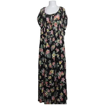 Maxi jurk (Zwart, Meerkleurig) van Yours Viscose
