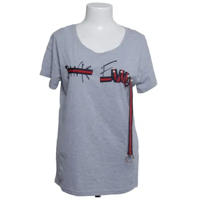 T-shirt (Grå) från J&H Fashion Elastan, Viskos