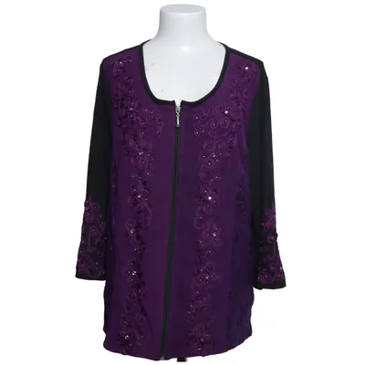 Veste (Violet, Noir) de Komplimente