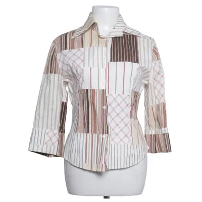 Skjorte (Beige, Brun, Rød) fra Please Bomuld
