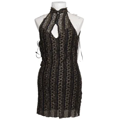 Kjole (Sort, Guld) fra Free People Elastan, Metallfiber, Polyamid, Viscose