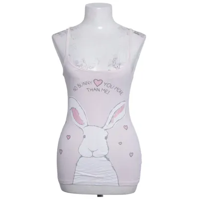 Pajama top (Pink) from Love to Lounge Cotton, Elastane, Polyester