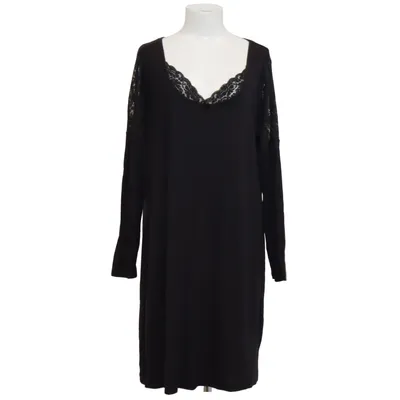 Langærmet t-shirt (Sort) fra Bon Aparte Elastan, Viscose