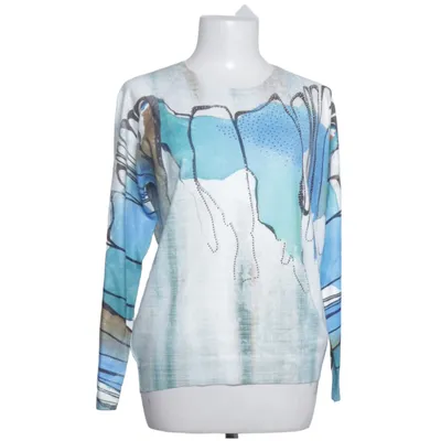 Sweater (Blue, White, Multicolored) from Issy Elastane, Polyester