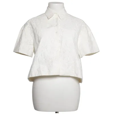 Kortärmad skjorta (Vit) från Balenciaga Bomull, Silke