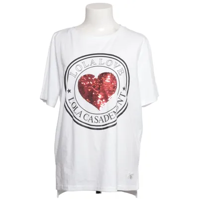 T-shirt (Vit, Röd, Svart) från Lola Casademunt Bomull, Elastan, Polyester