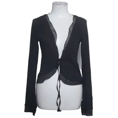 Slå om-cardigan (Sort) fra Xanaka Bomuld, Polyester