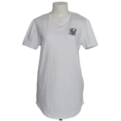 T-shirt (Vit) från SikSilk Bomull, Elastan