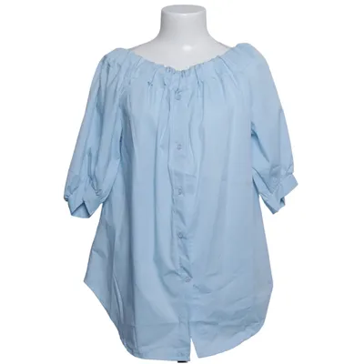 Blouse (Blue) from Carla Giannini Cotton, Elastane, Polyamide
