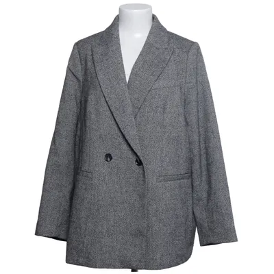 Blazer (Gris) de H&M Polyester, Laine