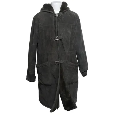 Reversible jacket (Green) from Giorgio Mobiani Polyester, Faux fur