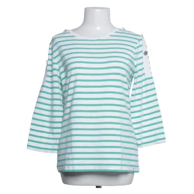 T-shirt à manches longues (Vert, Blanc) de Saint James Coton, Élasthane