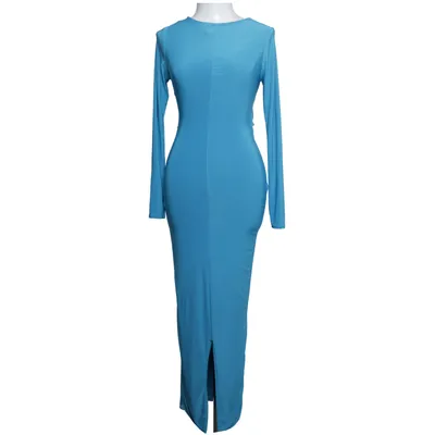 Robe longue (Bleu) de Ego Élasthane, Polyester