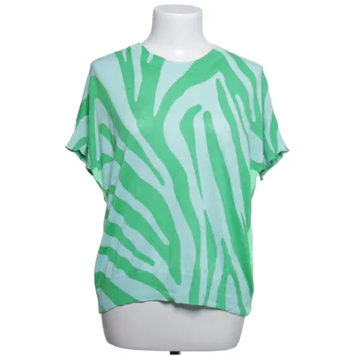 T-shirt (Green, Blue) from Emily van den Bergh Cotton, Linen, Viscose