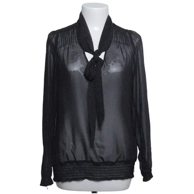 Pussy bow blouse (Black, White) from Silver Creek