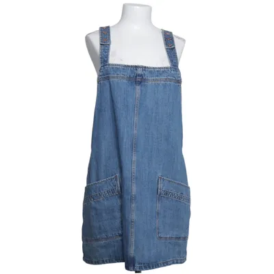 Dungaree dress (Blue) from Mango Denim & Tees Cotton