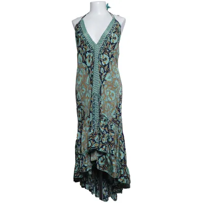 Jurk (Blauw, Groen, Meerkleurig) van B&B Zijde