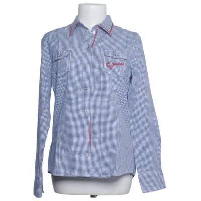 Shirt (Blue, Red, White) from Distler Cotton, Polyester