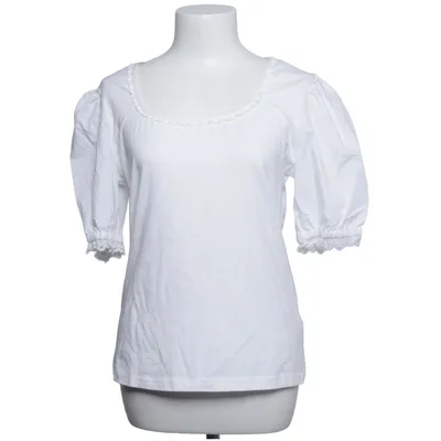 Dirndl blouse (Wit) van Nockstein Trachten Katoen, Elastaan