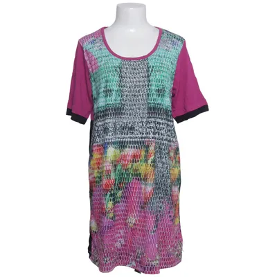 Jurk (Roze, Meerkleurig) van Aprico Elastaan, Viscose