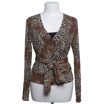 Slå-om top (Brun, Sort, Beige) fra Aust Elastan, Viscose