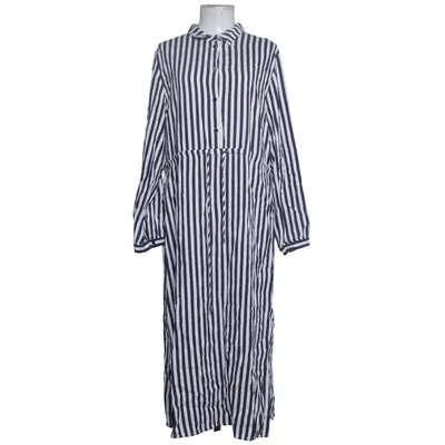 Shirt dress (Blue, White) from UNQ Polyamide, Viscose