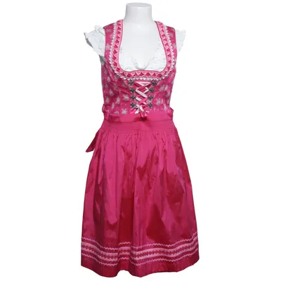 Dirndl (Pink, White) from Alphorn Cotton, Polyester