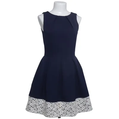 Kleid (Blau, Weiß) von Closet London Baumwolle, Elasthan, Polyamid, Polyester