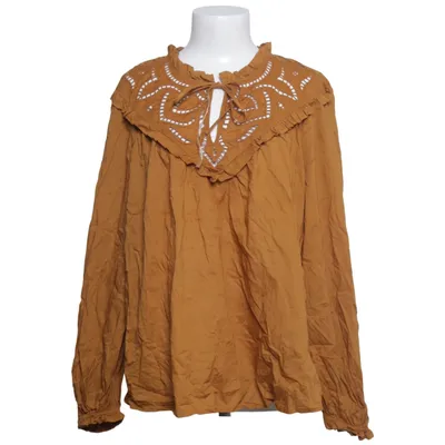 Blouse (Brown) from H&M Cotton, Polyester