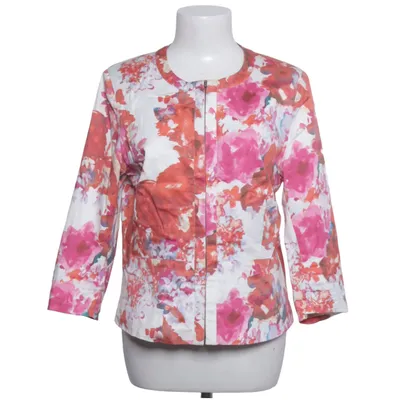 Jacket (White, Multicolored) from More & More Cotton, Elastane, Polyester