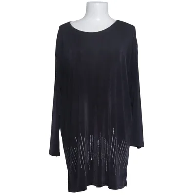 Tunique (Noir) de Thea Plus Élasthane, Polyester