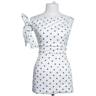 Dress (White, Black) from Amelie