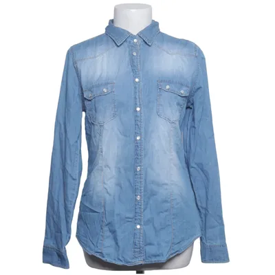 Denim blouse (Blauw) van Crocker Katoen