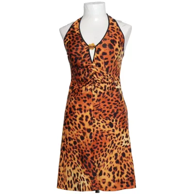 Halterneckklänning (Svart, Orange) från Apart Impressions Elastan, Polyamid