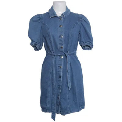 Denim jurk (Blauw) van ONLY Blue Denim Katoen, Elastaan