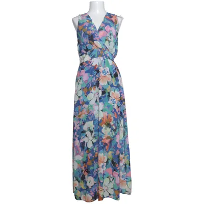 Maxi jurk (Blauw, Meerkleurig) van New Collection Italy Elastaan, Polyester, Viscose